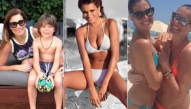 Alena se la spassa al mare coi figli e un’amica. Senza Gigi