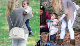 Sole Trussardi bambina alla moda, con monopattino e stivaletti animalier