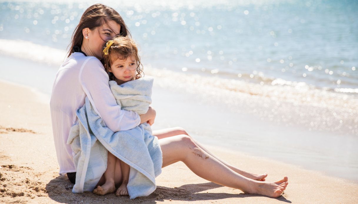 Bambini con la gastroenterite