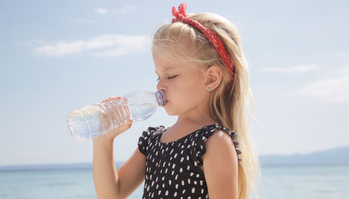 Bambini con la gastroenterite