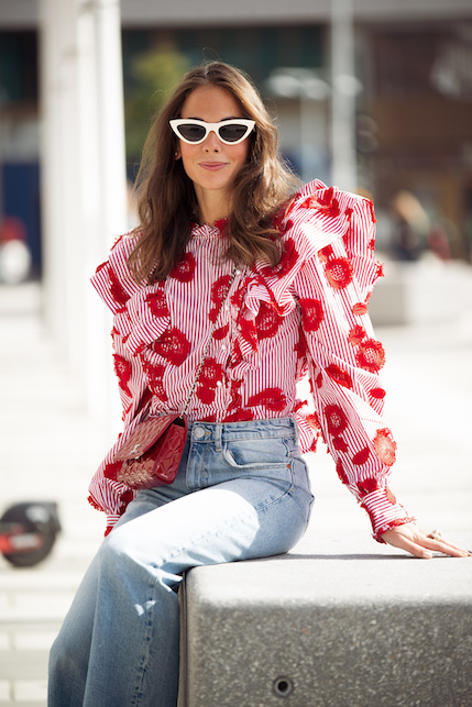 La camicia con le rouches
