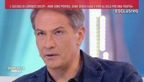 Lorenzo Crespi a Domenica Live: “Non sono povero, è un complotto”