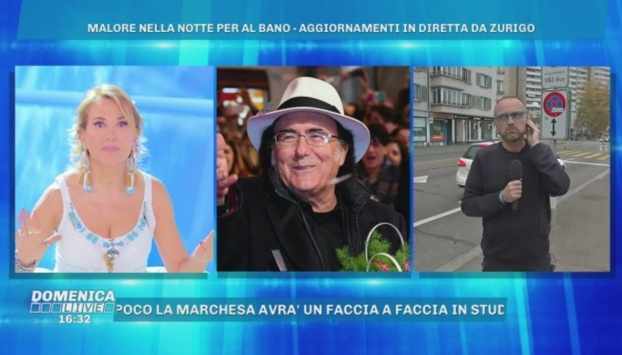 Albano non va dalla D’Urso per un presunto malore ma parte per la Cina