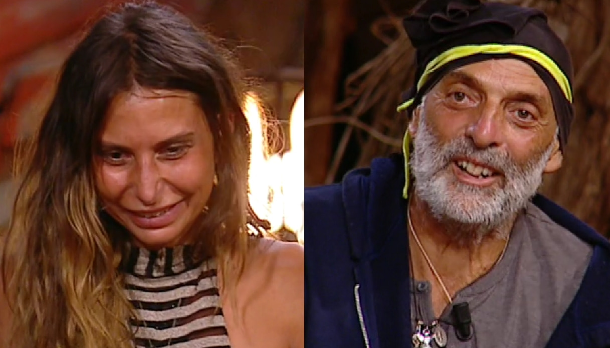 Isola, scatta la tenerezza tra Paolo Brosio e Sarah Altobello