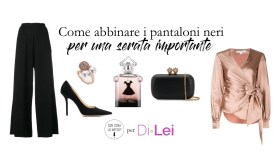 Come abbinare un pantalone nero per una serata chic