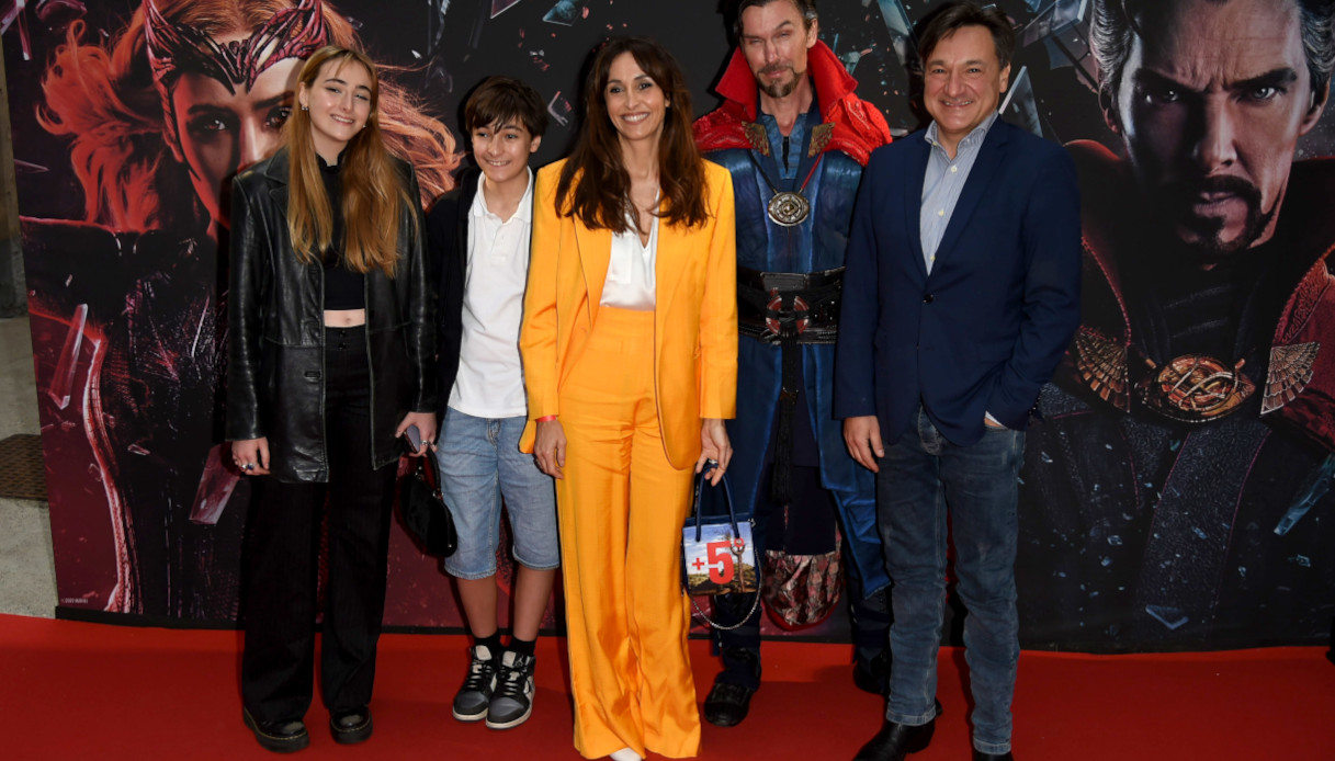 La famiglia di Benedetta Parodi e Fabio Caressa