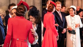 Kate Middleton e Meghan Markle: bacio e look a Westminster