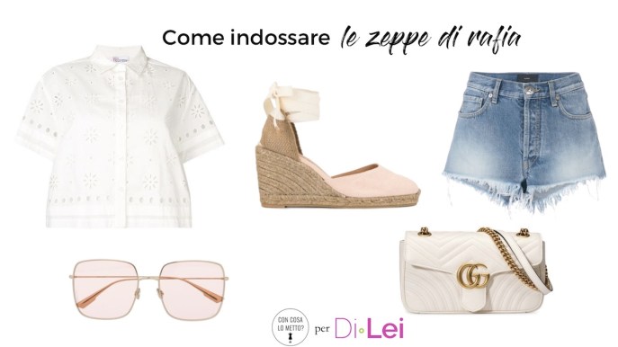 Zeppe di rafia: come abbinarle ed indossarle