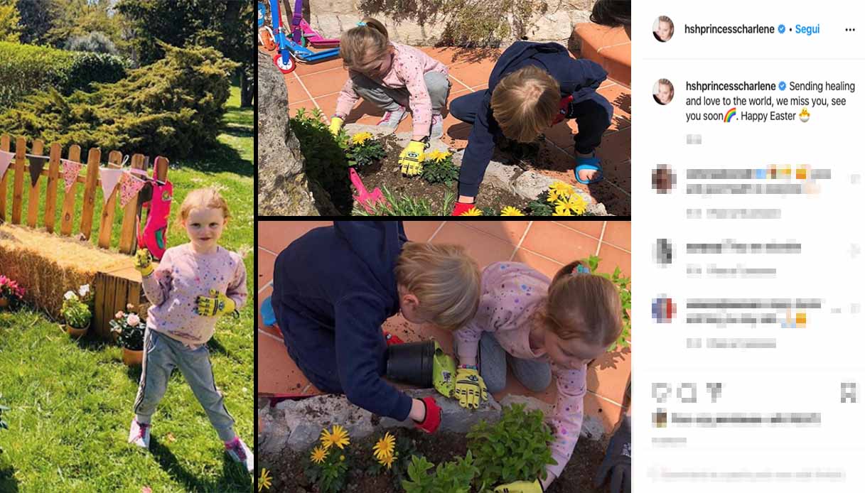 Charlene di Monaco, le foto di Pasqua