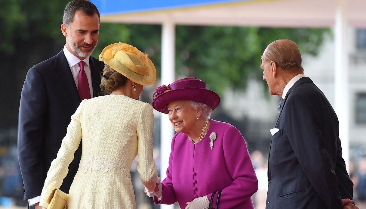 Letizia di Spagna e la Regina Elisabetta