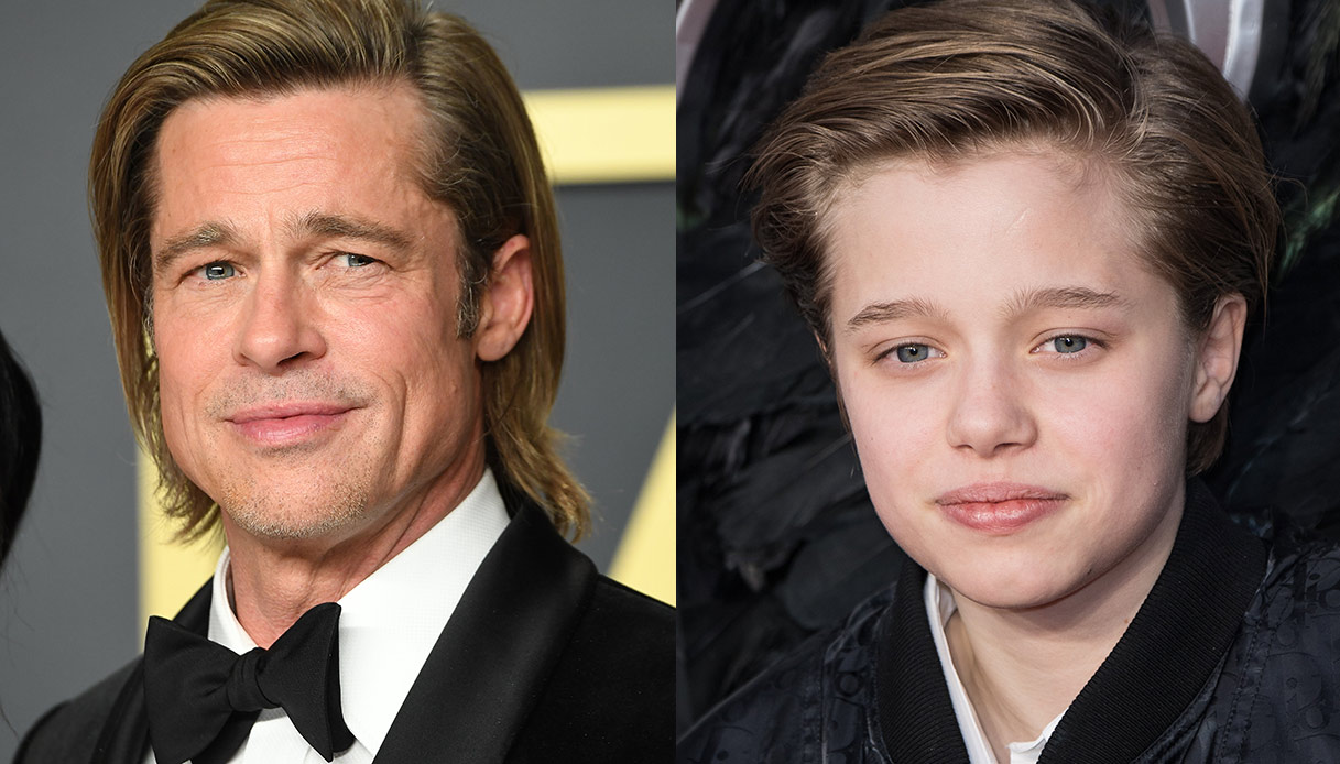 Brad Pitt e gli auguri a Shiloh, che si sente maschio: “Fiero di te”