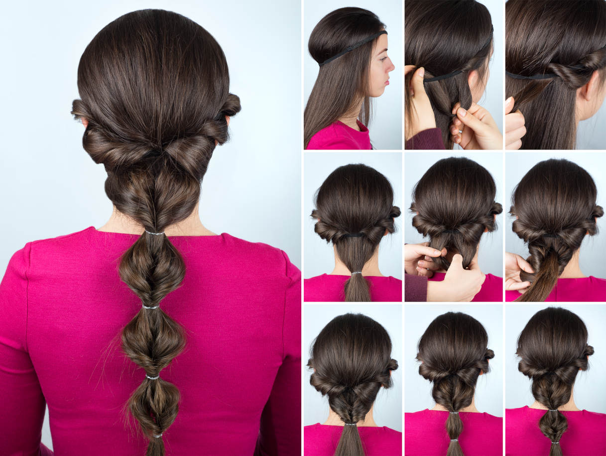 Twisted ponytail