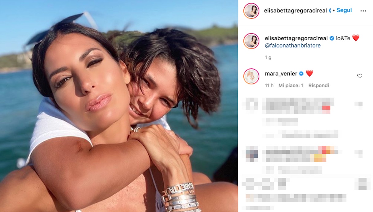 Elisabetta Gregoraci e Nathan Falco
