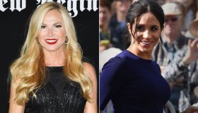 Federica Panicucci come Meghan Markle: splendida coi pantaloni in pelle