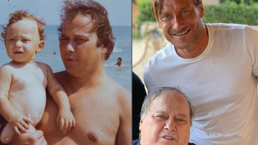 Francesco Totti, l’addio al papà: “I 10 giorni più brutti della mia vita”