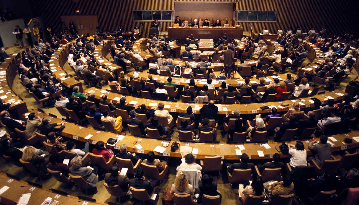 Chiara Lubich all'Onu