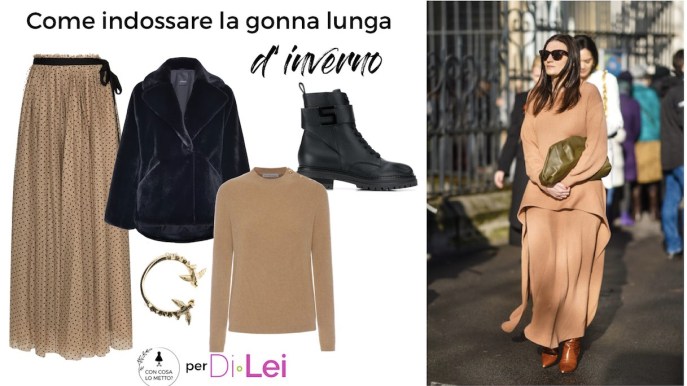 Gonna lunga: come indossarla e abbinarla in inverno
