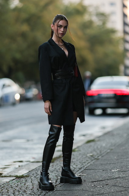 Come indossare i cuissardes d'inverno: idee di look