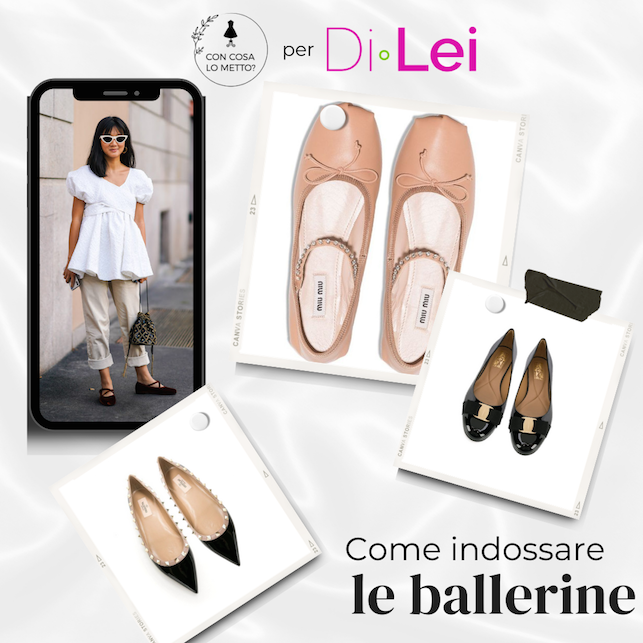 Ballerine: come indossare le scarpe più primaverili che ci siano