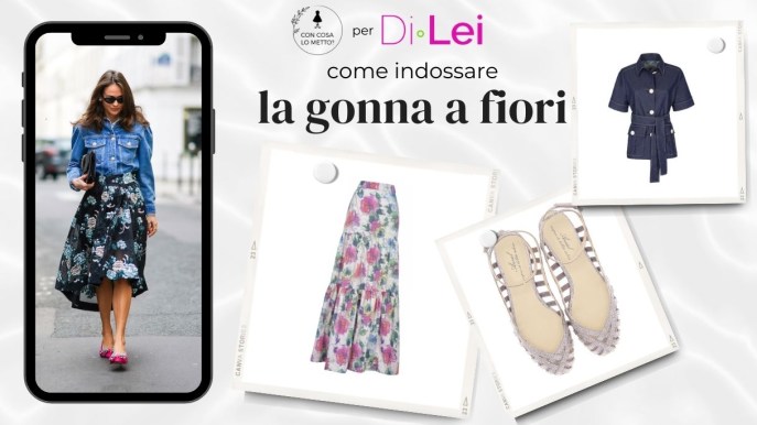 Come abbinare la gonna lunga a fiori: idee di look