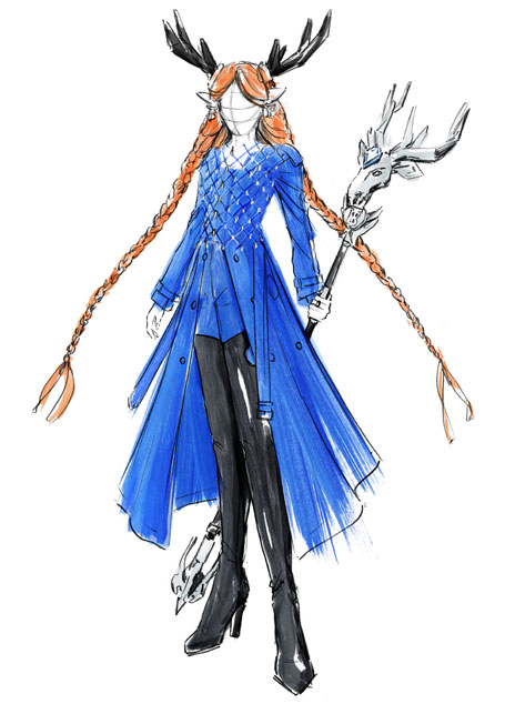 Lo sketch di "The Spirit of the Forest and Ocean"