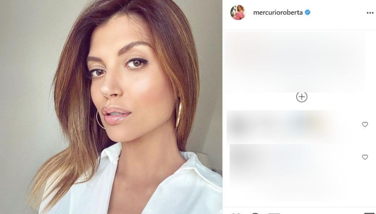 Mercurio Roberta primo piano Instagram