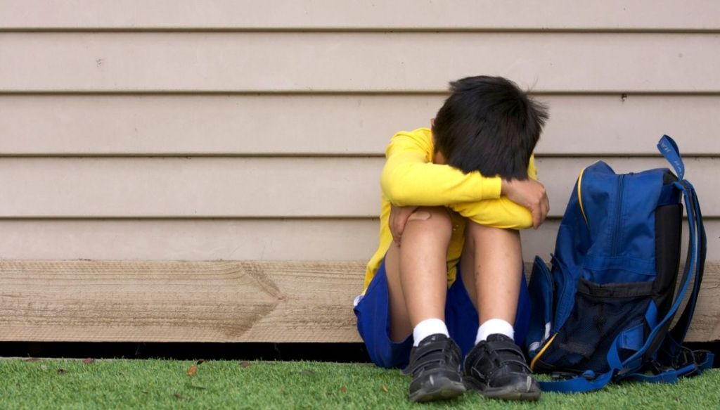 Bambino non vuole andare a scuola