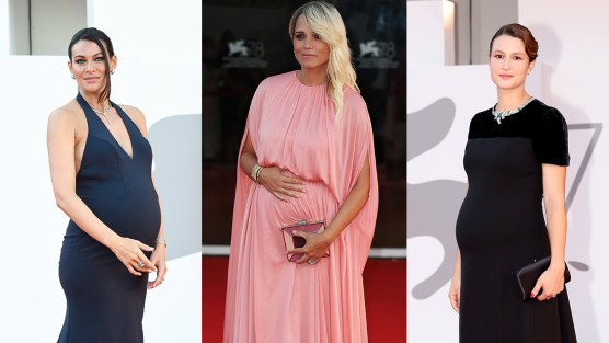 Venezia 2021, Paola, Francesca, Alice: bellissimi pancioni da red carpet