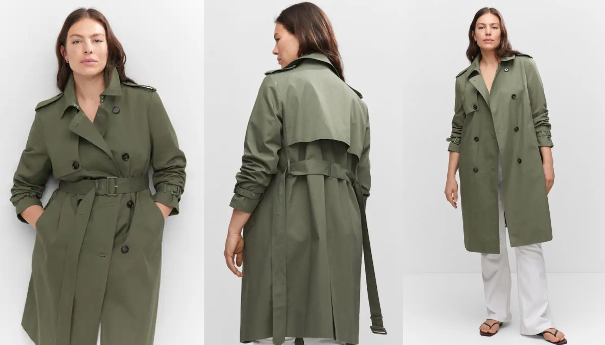 Trench classico firmato Mango