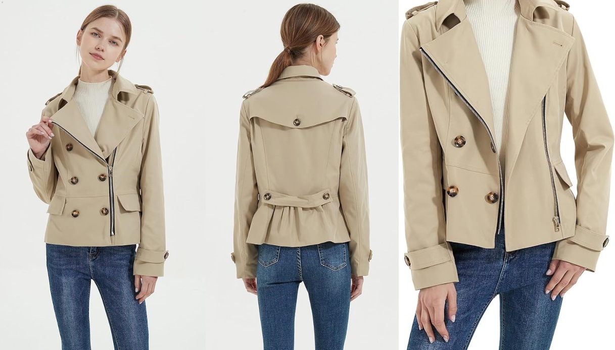 Trench corto Amazon
