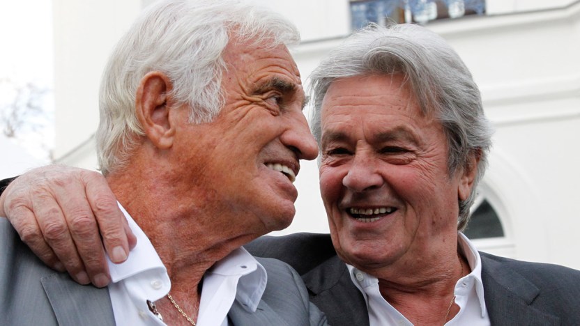 Jean-Paul Belmondo, il cordoglio di Alain Delon e Claudia Cardinale