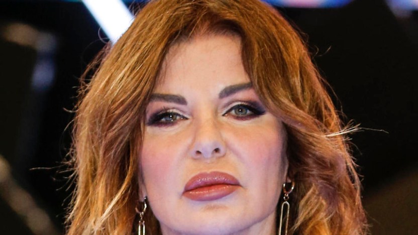 Alba Parietti in lacrime da Serena Bortone