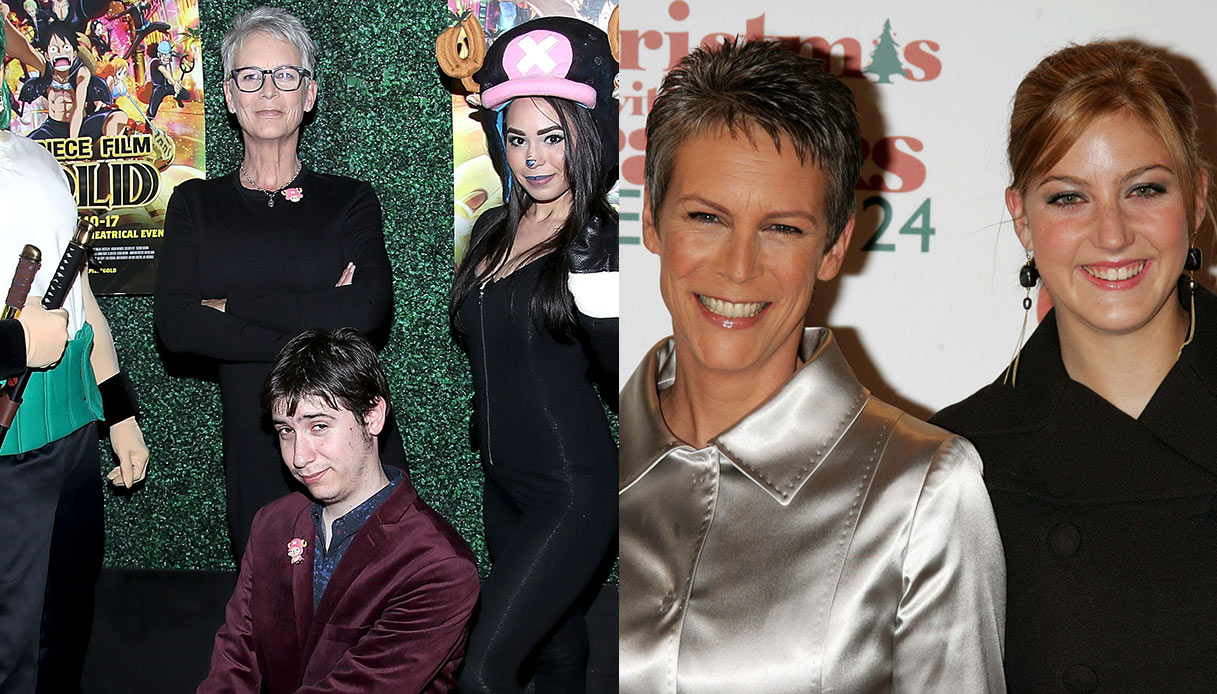 Jamie Lee Curtis e i figli Annie e Tom