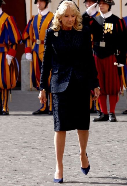 Jill Biden, look dal Papa