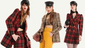 Il tartan in chiave punk & Chic per Luisa Spagnoli