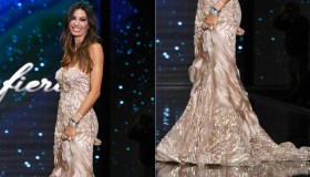 Elisabetta Gregoraci, l’abito a sirena lascia senza fiato
