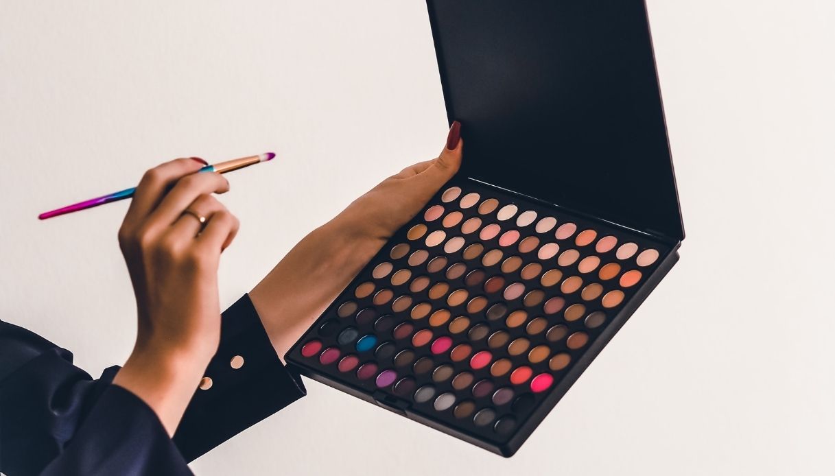 palette ombretti trucco occhi colorato