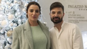 Simone Belli: “Il make up delle Feste? Bocca rossa, glitter e cristalli”