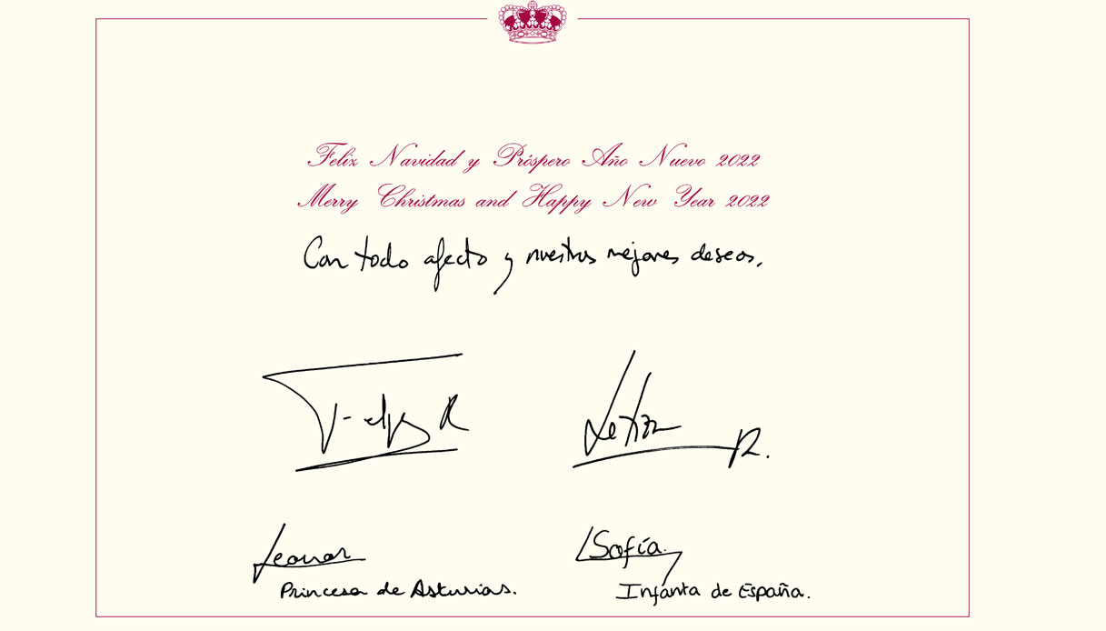 Letizia di Spagna firme