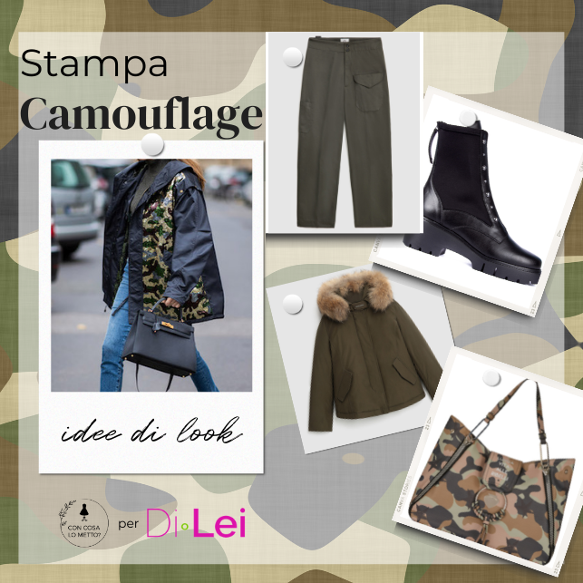 come abbinare il camouflage