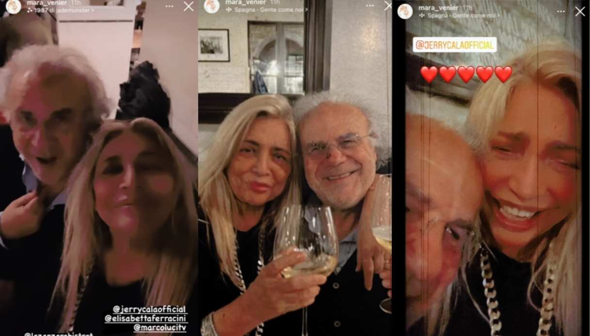 Mara Venier e Jerry Calà