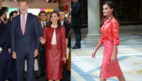 Letizia di Spagna, la passione per gli abiti in pelle