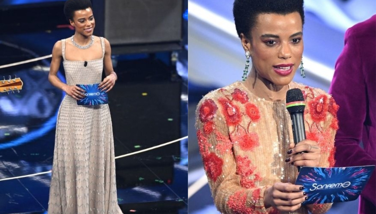 Lorena Cesarini look Sanremo 2022