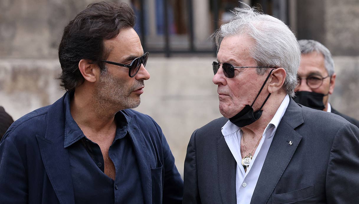 Alain Delon e suo figlio Anthony