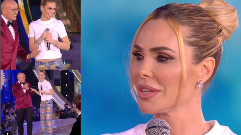 GF Vip: e poi arriva Ilary, che in jeans e maglietta “asfalta” tutte
