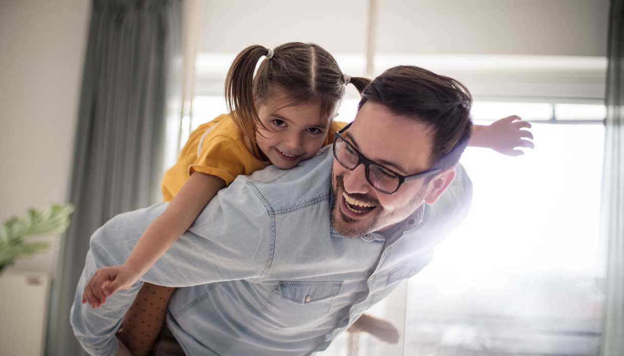 Papà sei il mio supereroe e te lo dico così