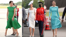 Kate Middleton, i tre abiti da sogno con colpo di vento