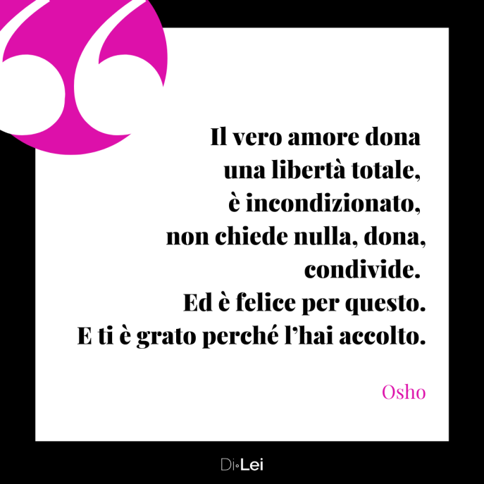 frasi osho amore donne