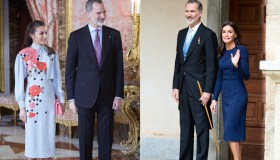 Letizia di Spagna, ricicla i look e scopre i muscoli