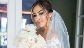 Giorgia Palmas, colpo di scena: il segreto del suo abito da sposa che si scompone